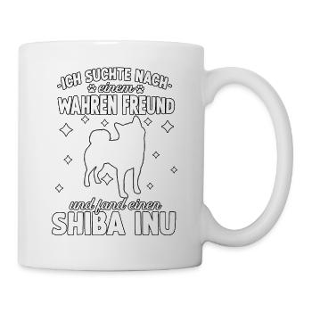 Shiba Inu Lustiges Shiba Inu Gassi Hundesport - Tasse - Weiß - Rechts