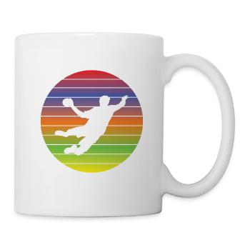 Handball Handballspieler Handballverein Handballer - Tasse - Weiß - Rechts