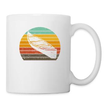 Retro Kayak Canoe Lovers Funny Kayaking - Mug - white - Right