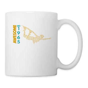 Awesome since 1965. Wakeboard Lifestyle - Mug - white - Right