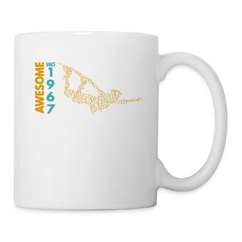 Awesome since 1967. Wakeboard Lifestyle - Mug - white - Right