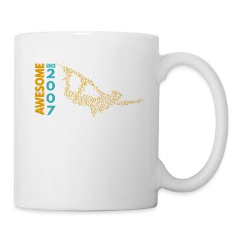 Awesome since 2007. Wakeboard Lifestyle - Mug - white - Right