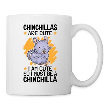 Je suis un rongeur chinchilla souris laineuse - Mug blanc - blanc - Droite
