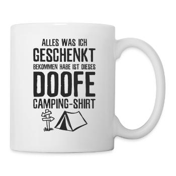 Camping Humor Wohnmobil Lustiges Camper - Tasse - Weiß - Rechts