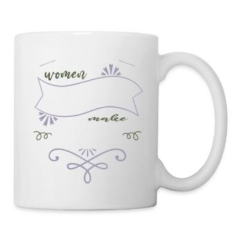liberal gift gift idea mental health girl funny - Tasse - Weiß - Rechts