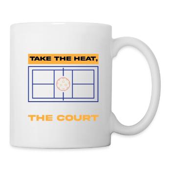 Outdoor Gartenspiel Lustiges Pickleball Design mit - Tasse - Weiß - Rechts
