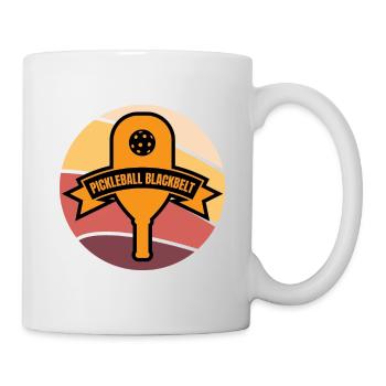 Outdoor Gartenspiel Lustiges Pickleball Design mit - Tasse - Weiß - Rechts