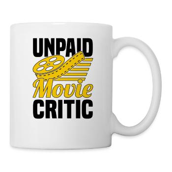 Filmkritiker Filmrezensent Spielfilm Film - Tasse - Weiß - Rechts