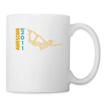 Awesome since 2011. Wakeboard Lifestyle - Mug - white - Right