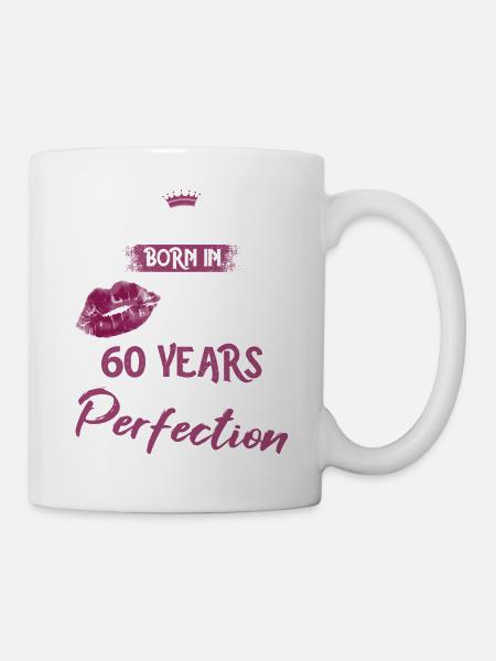 60. Geburtstag 60 Jahre Perfektion Prinzessin 1963 - Tasse - Weiß