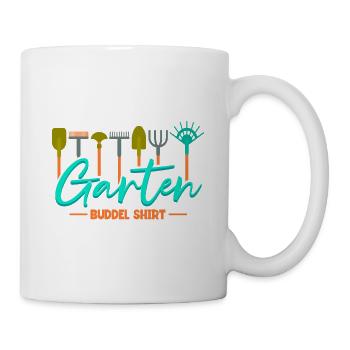 Gärtner Garten Buddel - Tasse - Weiß - Rechts
