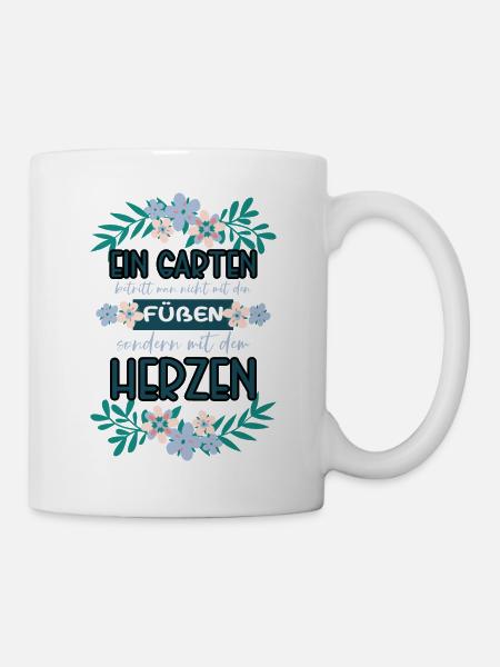 Garten Gärtner - Tasse - Weiß