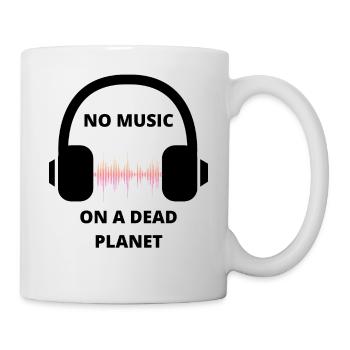 PAS DE MUSIQUE SUR UNE PLANÈTE MORTE - Mug blanc - blanc - Droite