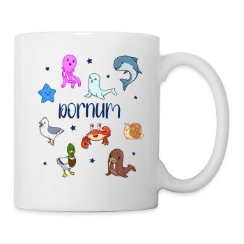 Süße Tiere in Dornum - Tasse - Weiß - Rechts
