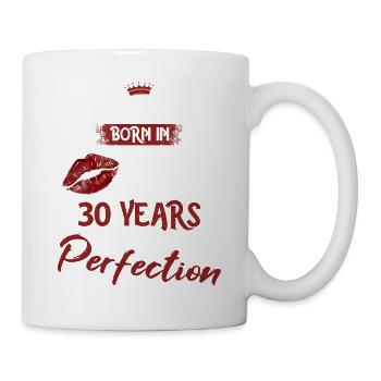 30ème anniversaire 30 ans de perfection Princesse 1993 - Mug blanc - blanc - Droite