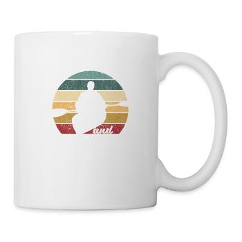 Canoe boating Fun kayak The river is calling - Mug - white - Right