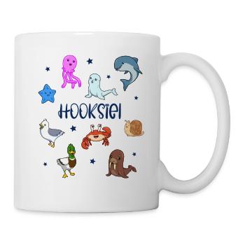 Süße Tiere in Hooksiel - Tasse - Weiß - Rechts