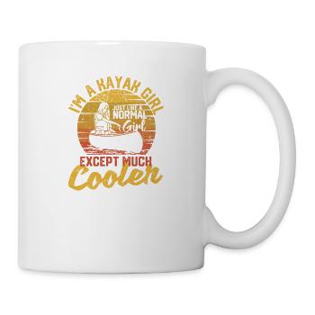 Kayaking Kayaker I'm a kayak girl - Mug - white - Right