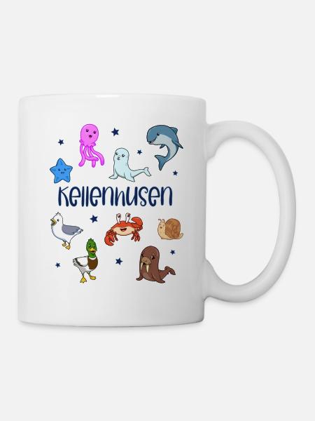 Süße Tiere in Kellenhusen - Tasse - Weiß