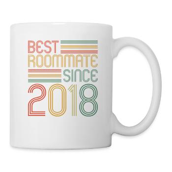 Best roommate since 2018 love your roomates - Mug - white - Right