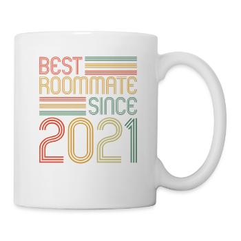 Best roommate since 2021 love your roomates - Mug - white - Right
