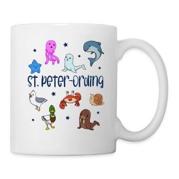 Süße Tiere in St. Peter-Ordíng - Tasse - Weiß - Rechts