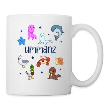 Süße Tiere in Ummanz - Tasse - Weiß - Rechts