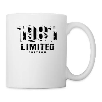 41e anniversaire Édition limitée 1981 41 ans - Mug blanc - blanc - Droite