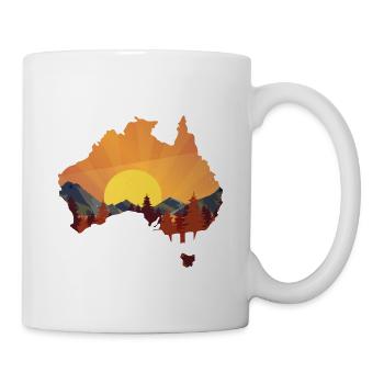 Si cela implique l’Australie, comptez-moi dans - Mug blanc - blanc - Droite