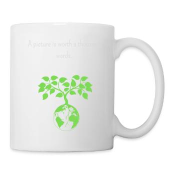 A picture is worth a thousand words - Mug blanc - blanc - Droite