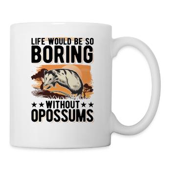 Opossum Gift Possum Pouch Rat - Mug - white - Right