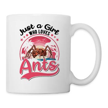 Fourmis Fille Fourmis Ferme fourmis Fourmis de feu - Mug blanc - blanc - Droite