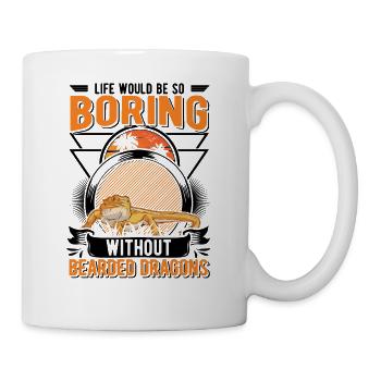 Dragon barbu Cadeau Dragon barbu - Mug blanc - blanc - Droite