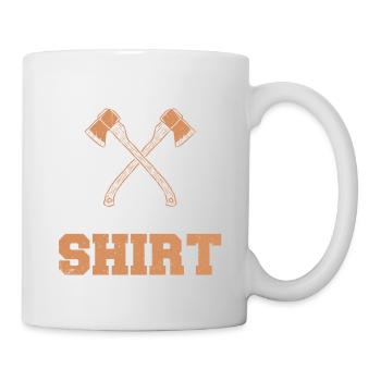 C’est ma chemise de lancer de hache - Mug blanc - blanc - Droite