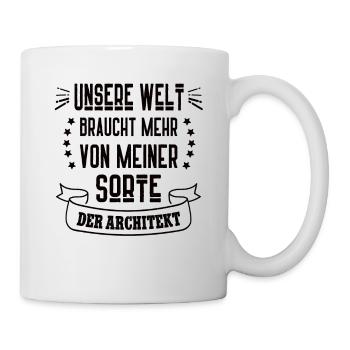 Architektur Architekt Architect - Tasse - Weiß - Rechts