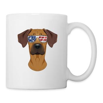 Rhodesian Ridgeback USA Sunglasses I American - Mug - white - Right