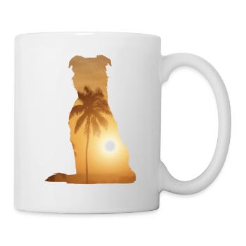 Sommerstrand - Border Collie - Tasse - Weiß - Rechts