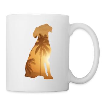 Plage d’été - Bretagne - Mug blanc - blanc - Droite