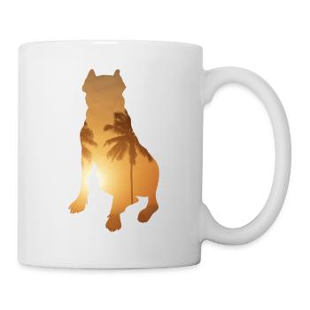 Plage d’été - Cane Corso - Mug blanc - blanc - Droite