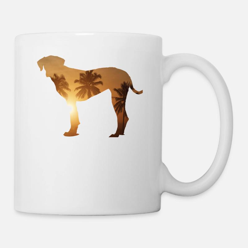 Sommerstrand - Dalmatiner - Tasse - Weiß