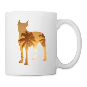 Sommerstrand - Dalmatiner - Tasse - Weiß - Rechts