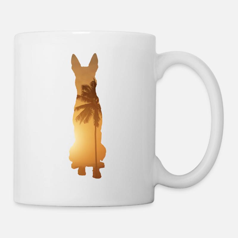 Plage d’été - Malinois - Mug blanc - blanc