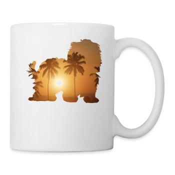 Sommerstrand - Maltesisch - Tasse - Weiß - Rechts