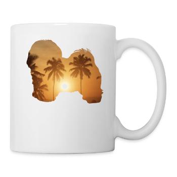 Sommerstrand - Havanese - Tasse - Weiß - Rechts