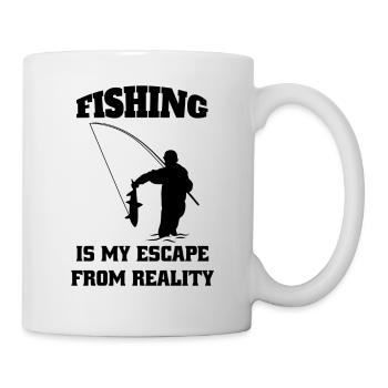 Pêche Pêcheur Pêche Pêche Hameçons de pêche - Mug blanc - blanc - Droite