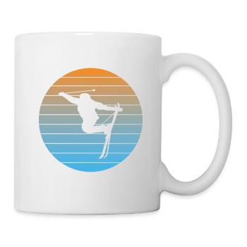 Skieurs Ski de Noël Sports d'hiver Ski - Mug blanc - blanc - Droite