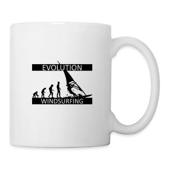 Evolution Windsurfing Windsurfer Windsurfen Sport - Tasse - Weiß - Rechts