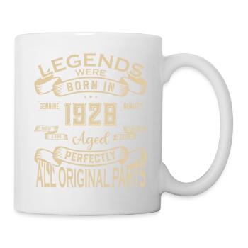 Legends Were Born In 1928. Aged Perfectly All orig - Tasse - Weiß - Rechts