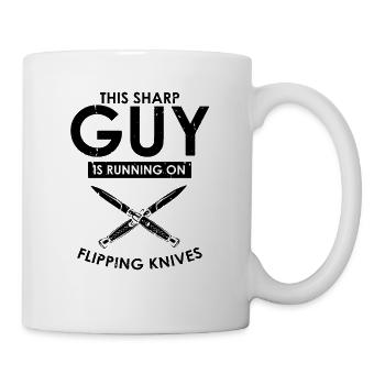 Knife Collector Designs Messerfan Knife Maker - Mug - white - Right