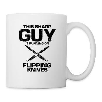 Knife Collector Designs Messerfan Knife Maker - Mug - white - Right